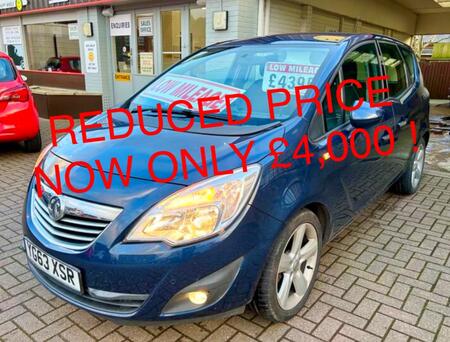 VAUXHALL MERIVA 1.4 16V Tech Line **FULL SERVICE HISTORY**HEATED SEATS AND STEERING WHEEL**VERY WELL CARED FOR**